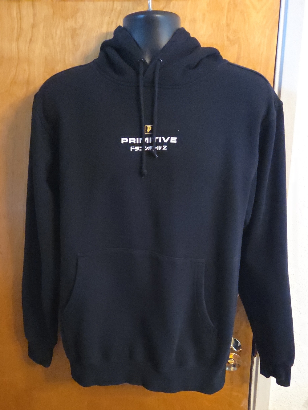 Primitive x Dragon Ball Z Saiyan Prince Black Hoodie Size Medium